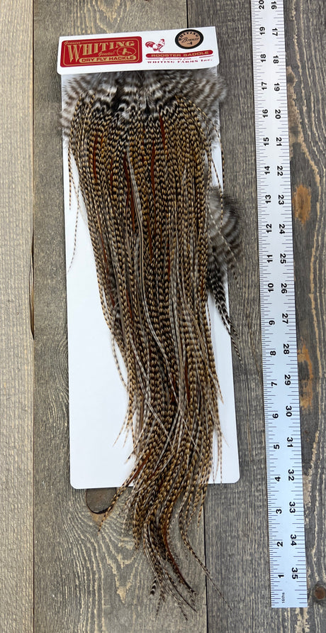Whiting Bronze Grade Saddle Cree #15 Dry Fly Hackle
