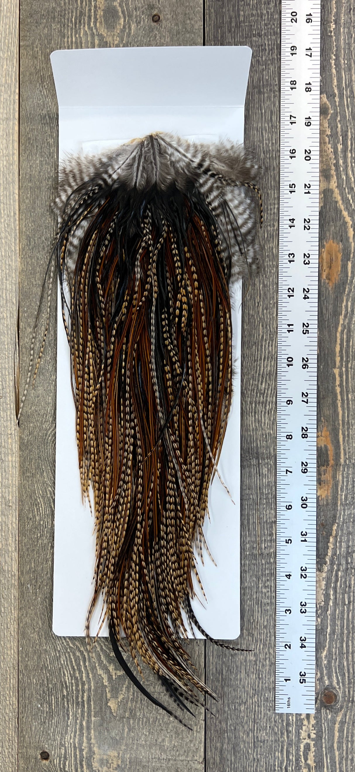 Whiting Bronze Grade Saddle Cree #18 Dry Fly Hackle