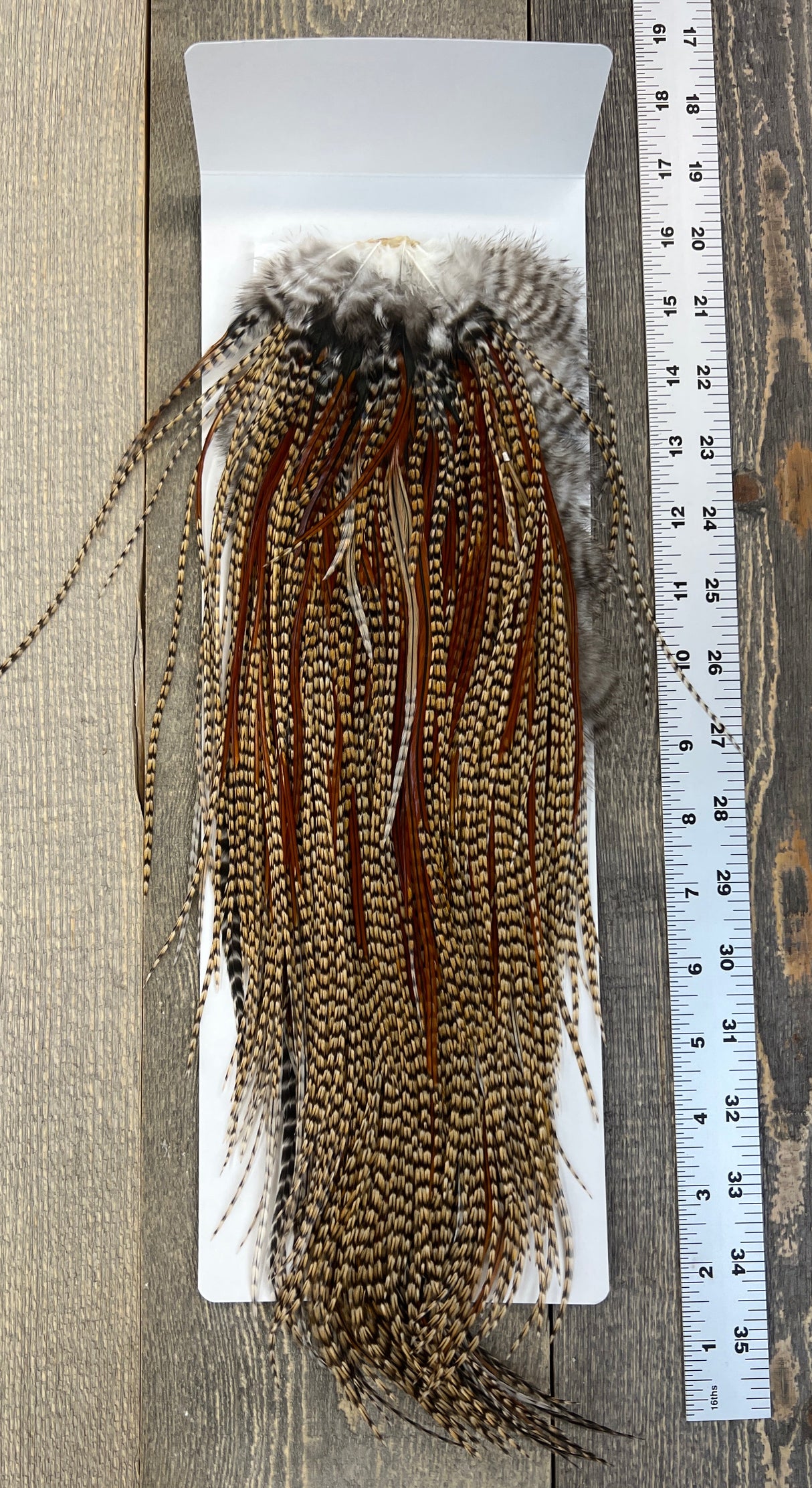 Whiting Bronze Grade Saddle Cree #2 Dry Fly Hackle
