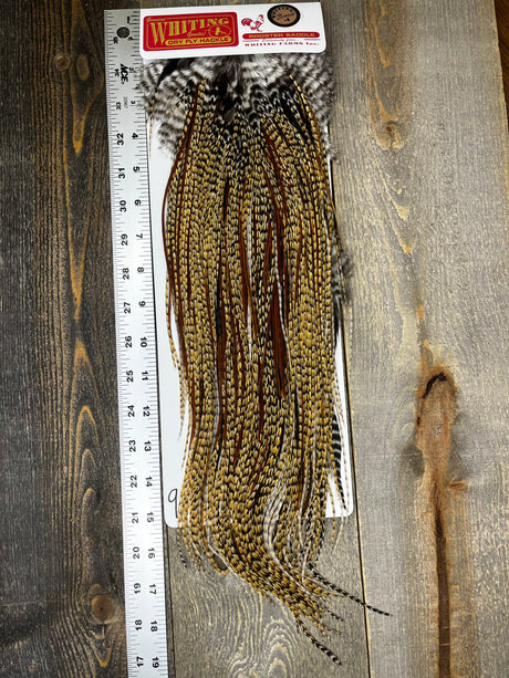 Whiting Bronze Grade Saddle Cree #9 Dry Fly Hackle