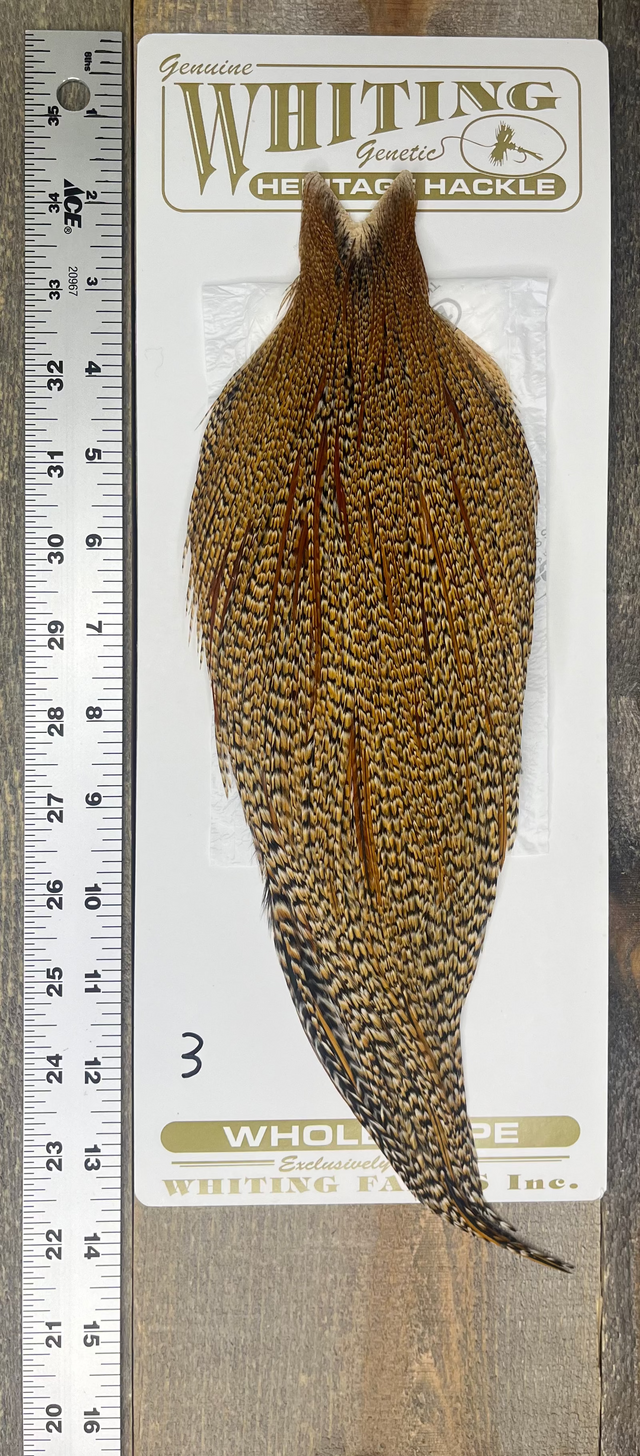 Whiting Heritage Cape Grade #1 - #03 Dry Fly Hackle