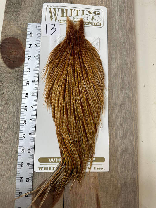 Whiting Heritage Cape Grade #1 - #13 Dry Fly Hackle