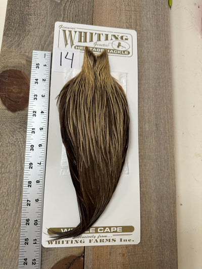 Whiting Heritage Cape Grade #1 - #14 Dry Fly Hackle