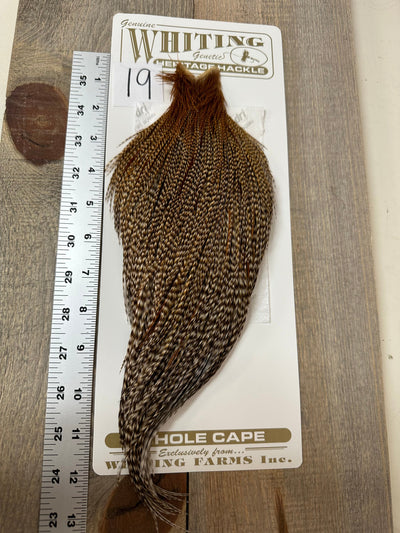 Whiting Heritage Cape Grade #1 - #19 Dry Fly Hackle
