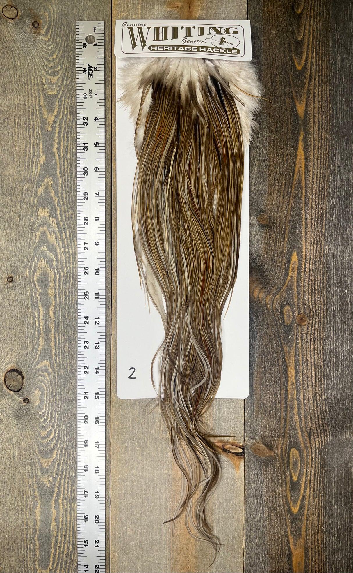 Whiting Heritage Saddle Grade #3 - #02 Dry Fly Hackle