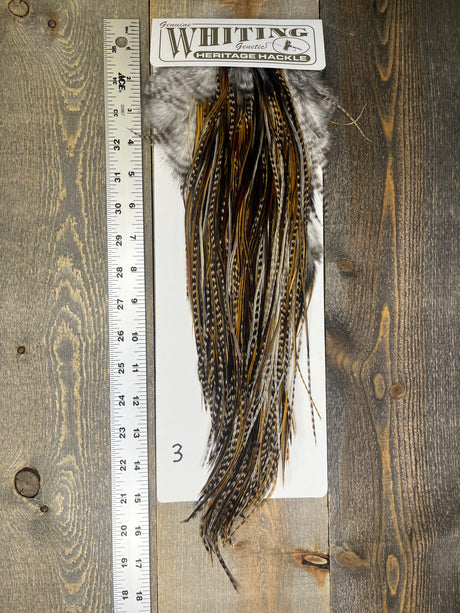 Whiting Heritage Saddle Grade #3 - #03 Dry Fly Hackle