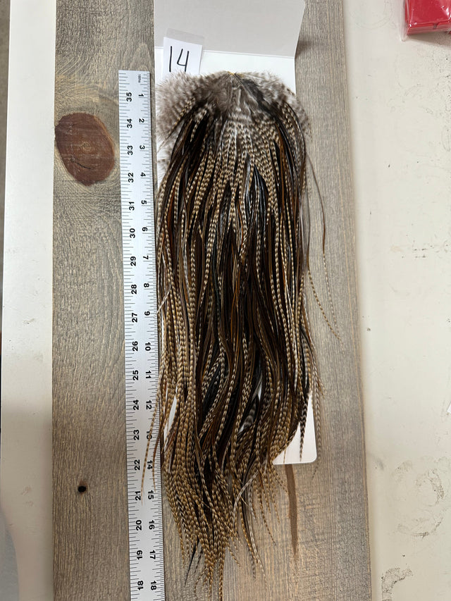 Whiting Heritage Saddle Grade #3 - #14 Dry Fly Hackle