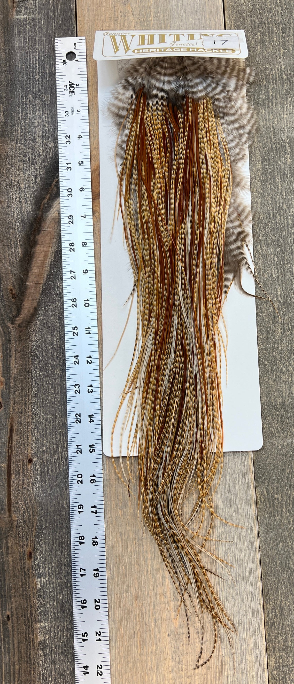 Whiting Heritage Saddle Grade #3 - #17 Dry Fly Hackle