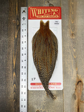 Whiting Pro Grade Cree Cape #27 Dry Fly Hackle