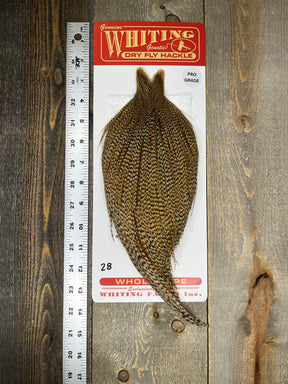 Whiting Pro Grade Cree Cape #28 Dry Fly Hackle