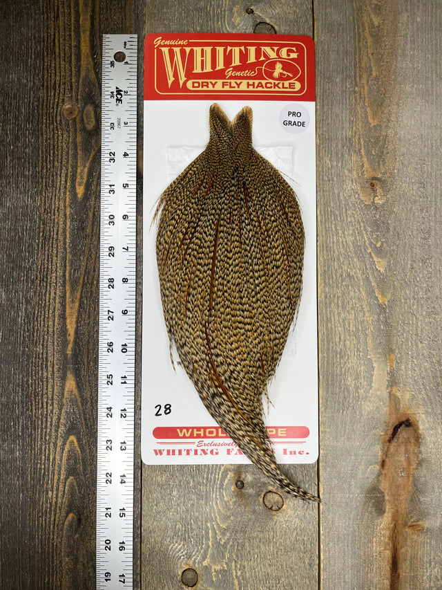 Whiting Pro Grade Cree Cape #28 Dry Fly Hackle