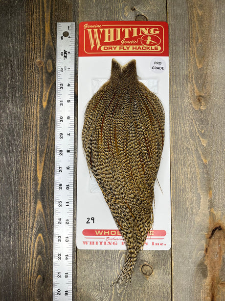 Whiting Pro Grade Cree Cape #29 Dry Fly Hackle