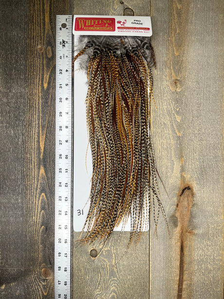 Whiting Pro Grade Midge Saddle Cree #31 Dry Fly Hackle