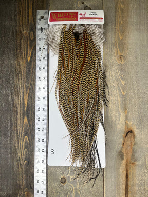 Whiting Pro Grade Saddle Cree #3 Dry Fly Hackle