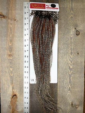 Whiting Silver Grade Saddle Cree #18 Dry Fly Hackle