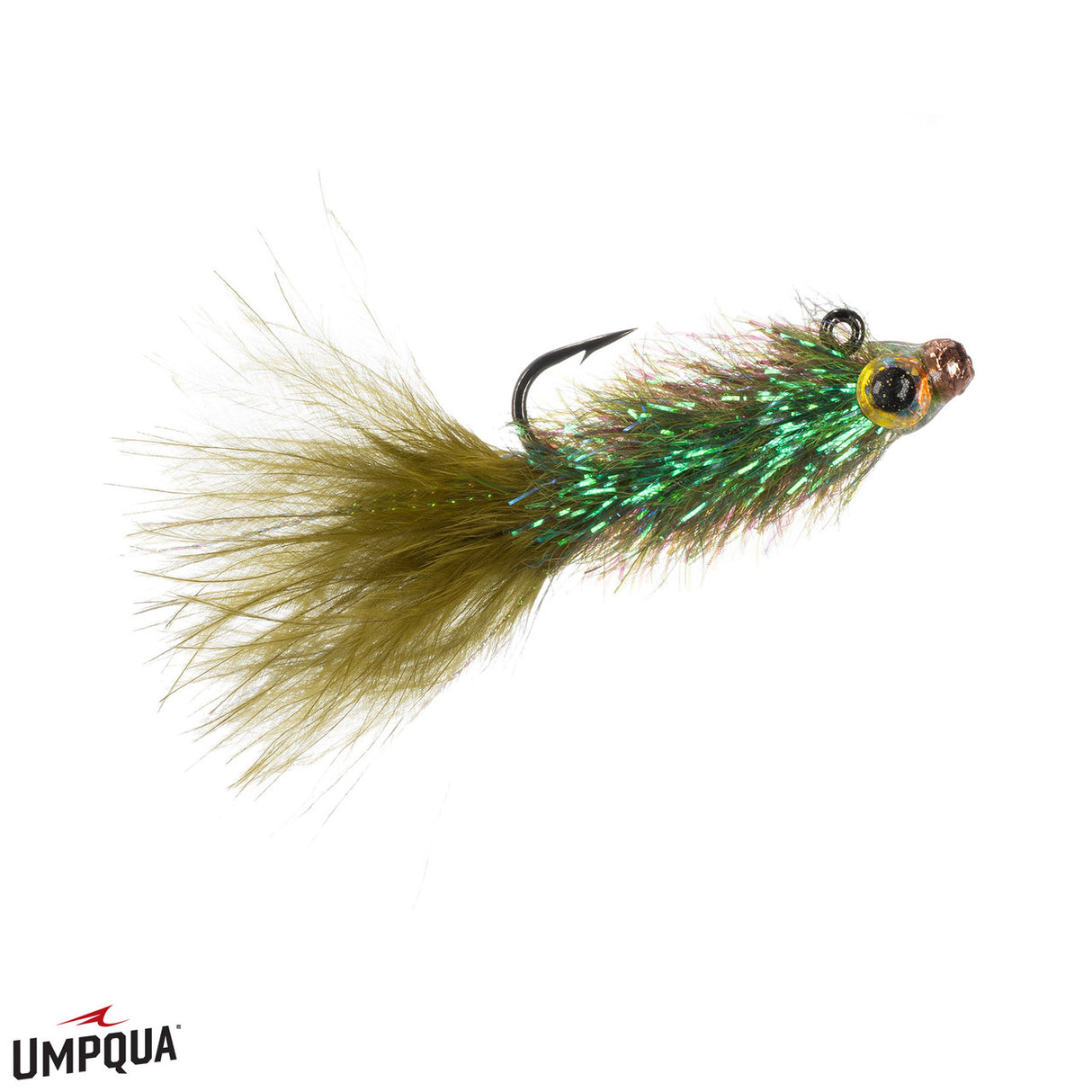 Winkler's Balanced $ Minnow Olive / 6 Trout Flies