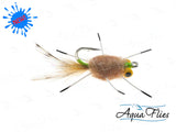 Yellow Eye Casa Blanca Crab White / 2 Saltwater Flies