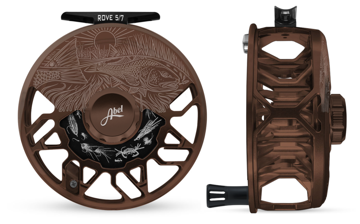 Abel Rove 5/7 Reel Dark Brown Red Dawn Fly Reel