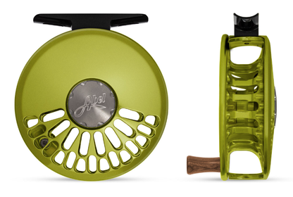 Abel TR Reel Lime Green (Walnut) / 4/5 Fly Reel