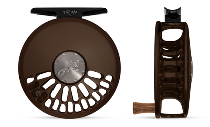 Abel TR Reel Satin Dark Brown (Walnut) / 5/6 Fly Reel