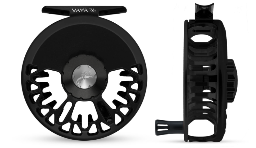 Abel Vaya Reel Basic Black w/ Black Aluminum Handle / 7/8 Fly Reel