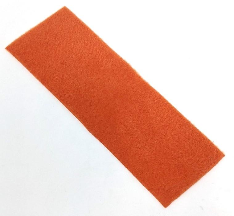 Adhesive Backed Furry Foam Orange Chenilles, Body Materials