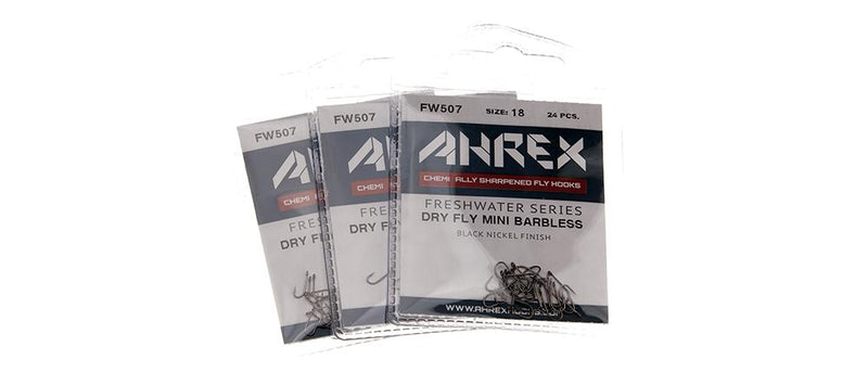 Ahrex FW 507 Dry Fly Mini Barbless Hook