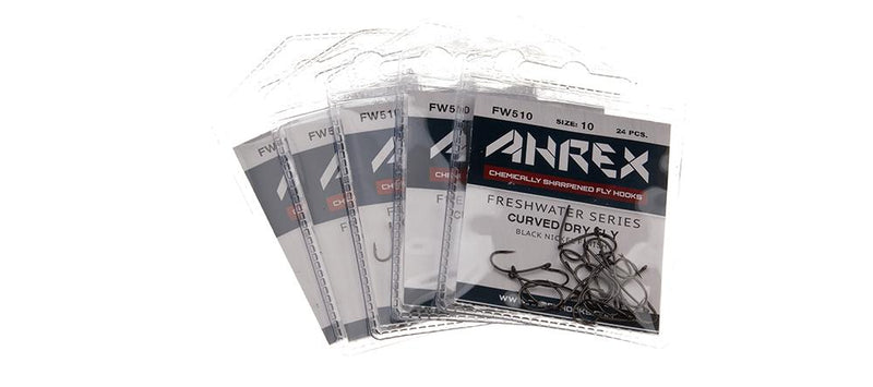 Ahrex FW 510 Curved Dry Fly Barbed Hook