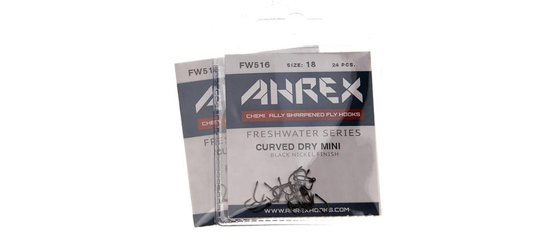 Ahrex FW 516 Curved Dry Mini Barbed Hook
