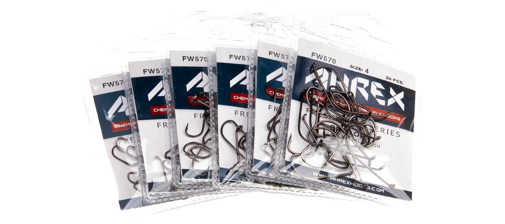 Ahrex Fw570 Long Dry Fly Barbed Hook 24 pack Hooks