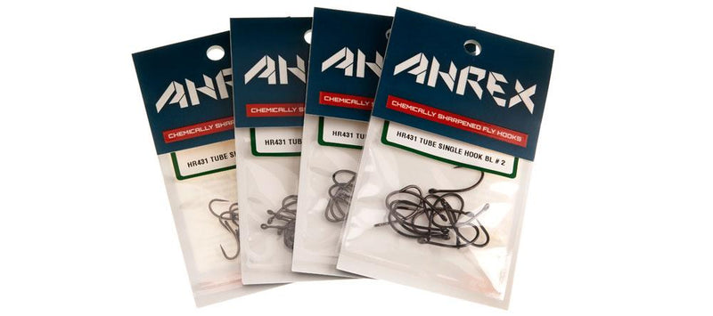 Ahrex HR431 Home Run Tube Single Barbless Hook 12 pack Hooks