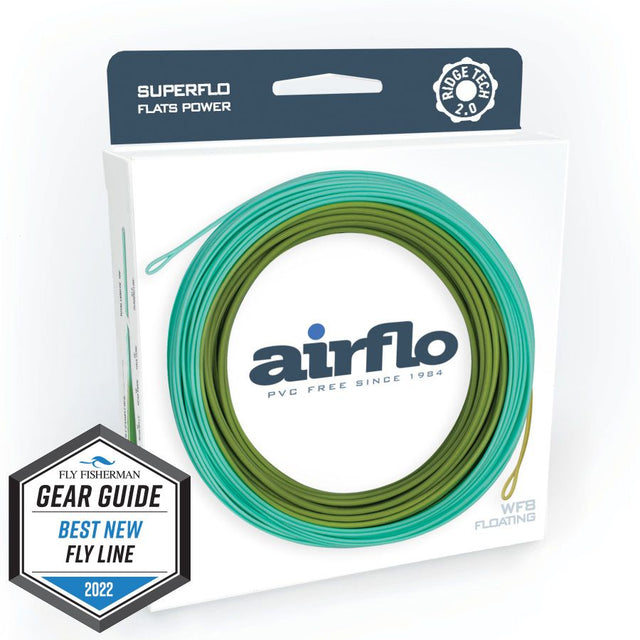 Airflo Superflo Ridge 2.0 Flats Power Taper Fly Line WF8F Fly Line