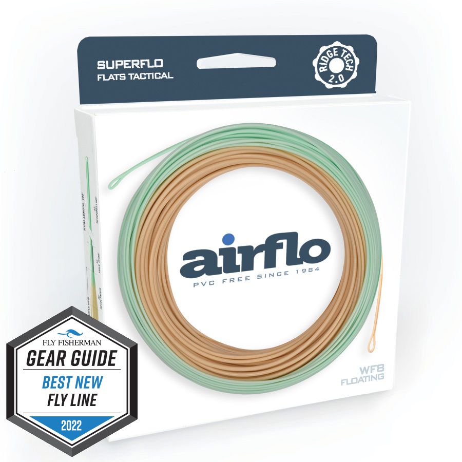 Airflo Superflo Ridge 2.0 Flats Tactical Taper Line WF9F Fly Line