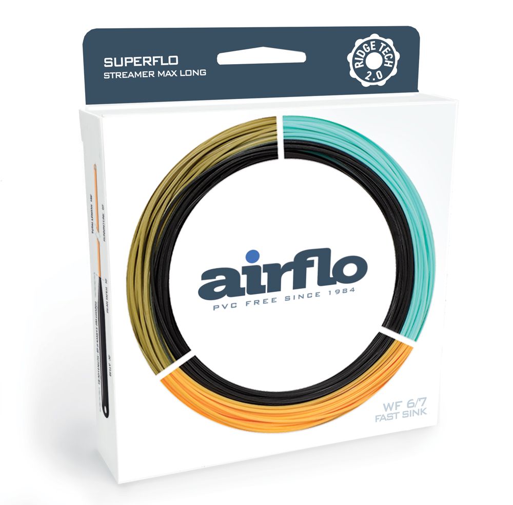 Airflo Superflo Ridge 2.0 Streamer Max Long Fly Line 6/7 Fly Line