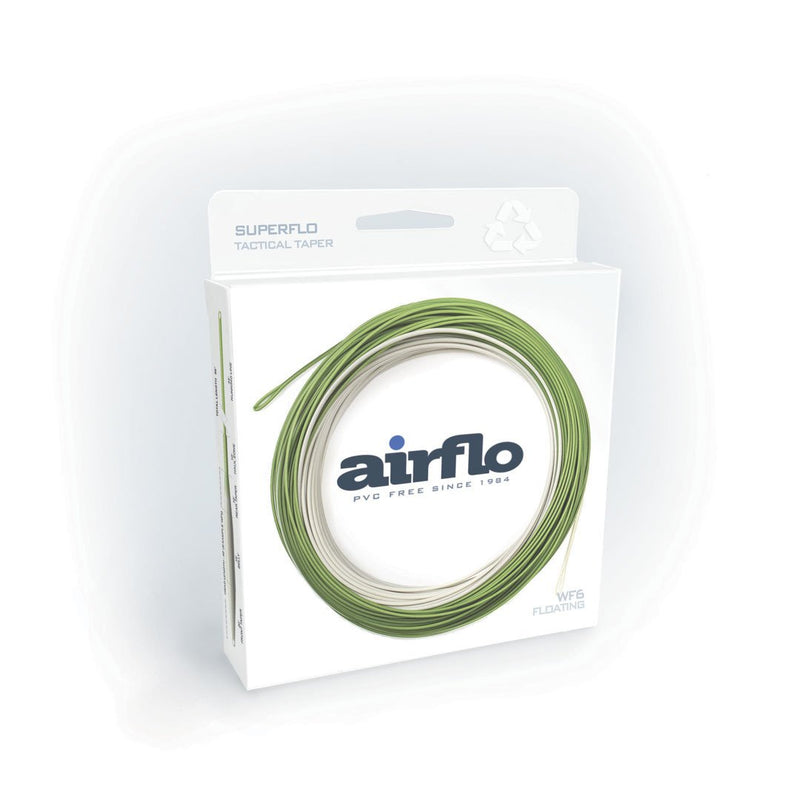 Airflo Superflo Tactical Taper Cloud / Grass / WF2F Fly Line