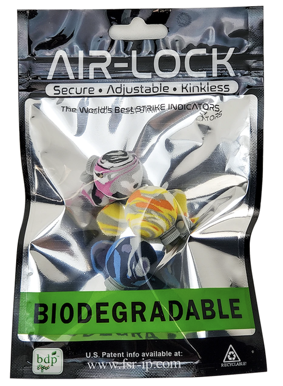 AirLock Strike Indicator 3 Pack 3/4" / Camo/Marbled Strike Indicators