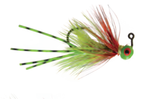 Aj's Drewster size 2 Chartreuse Warmwater Flies