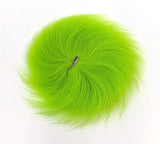 Arctic Fisherman Blue Fox Chartreuse Hair, Fur