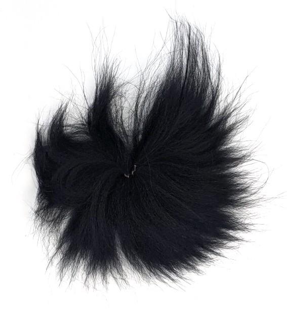 Arctic Fox Tail Hair Black 