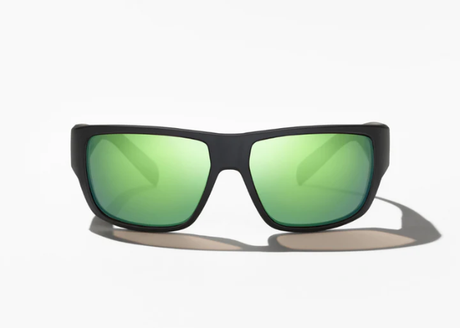 Bajio Piedra Sunglasses Green Glass / Black Matte Eyewear