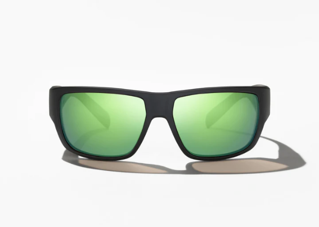 Bajio Piedra Sunglasses Green Glass / Black Matte Eyewear