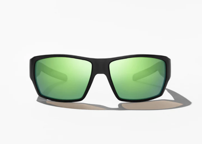 Bajio Vega Sunglasses Green Glass / Black Matte Eyewear