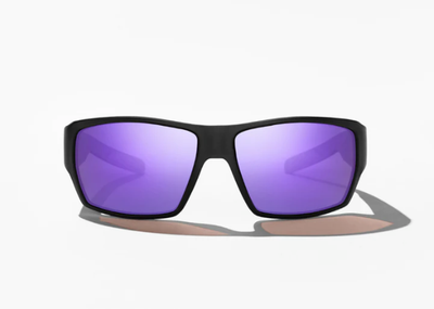 Bajio Vega Sunglasses Violet Mirror PC / Black Matte Eyewear