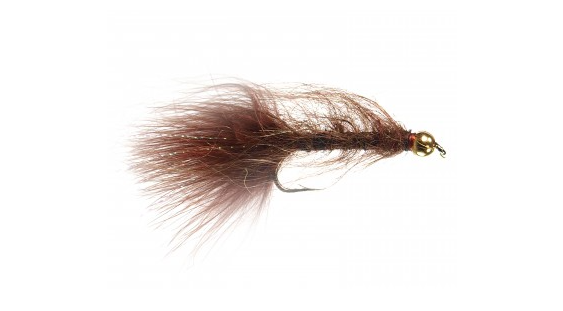 Bead Head Mohair Leech Brown / 6 Flies