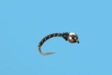 BH Zebra Midge Silver/Black / 16 Flies