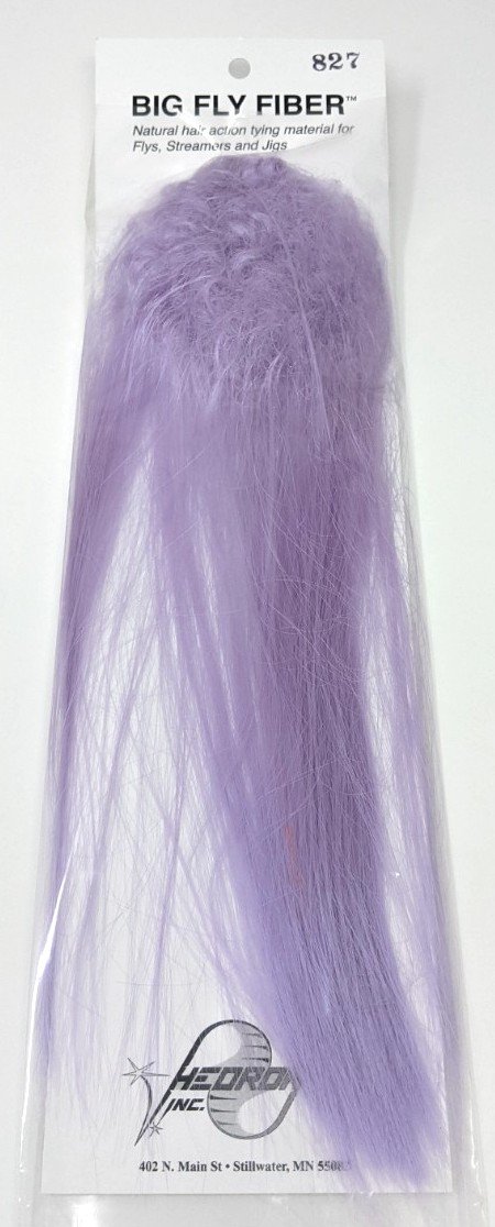 Big Fly Fiber Lavender Flash, Wing Materials