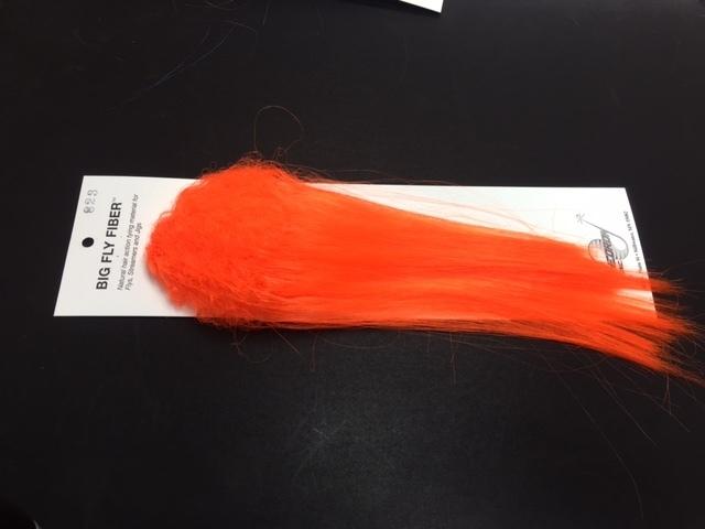 Big Fly Fiber Orange Flash, Wing Materials