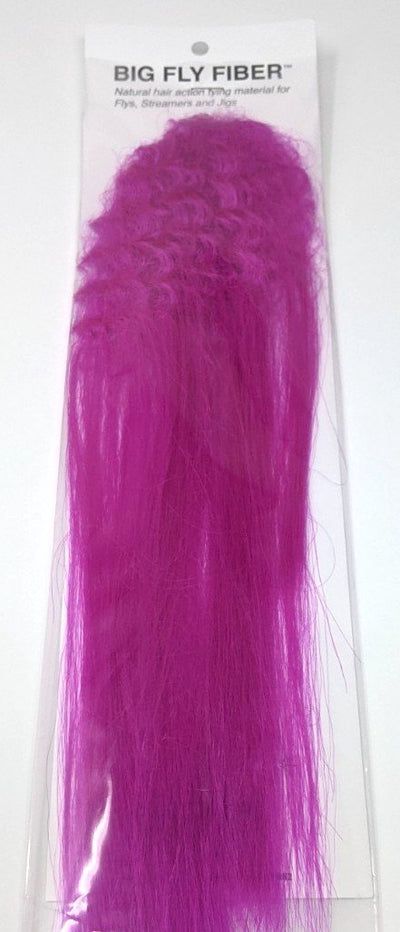 Big Fly Fiber Purple Flash, Wing Materials