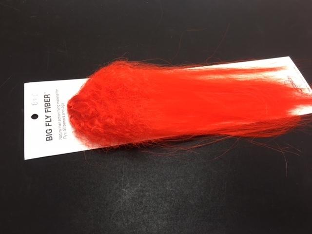 Big Fly Fiber Red Flash, Wing Materials