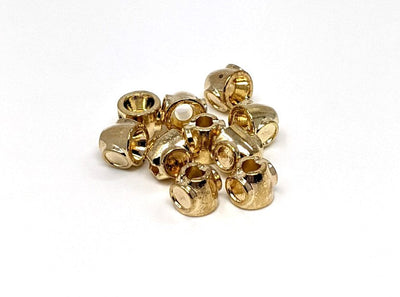 Bob Pop's Tungsten Jiggy Heads Gold / Large Beads, Eyes, Coneheads